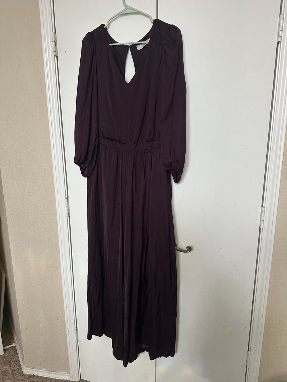 LOFT - wine colored jumpsuit!